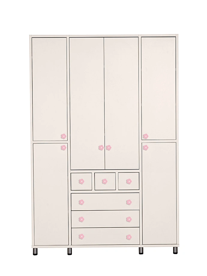 ארון ילדים מיכל 4 דלתות | צבע שמנת